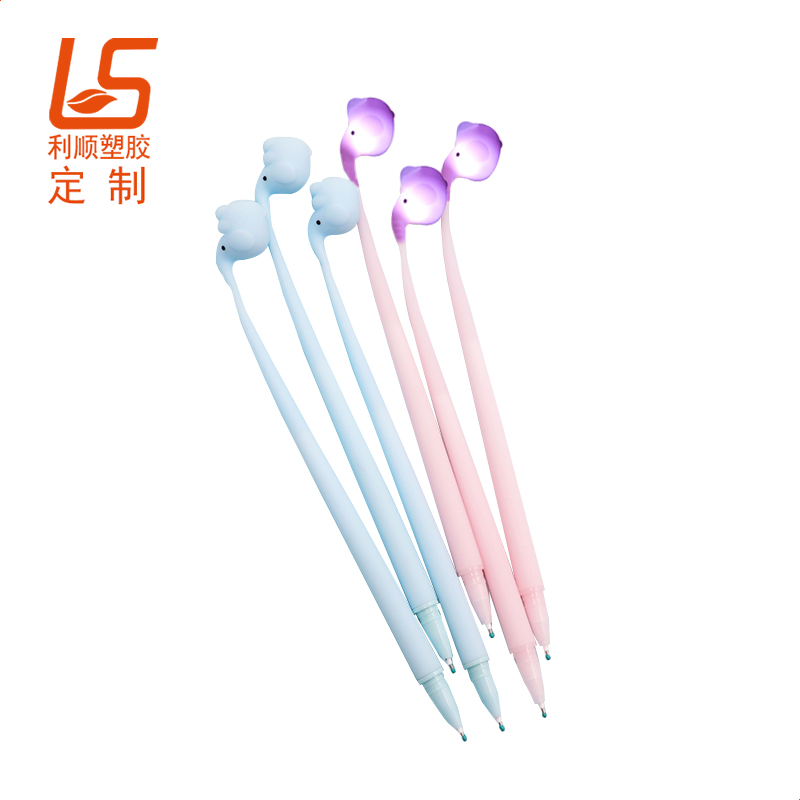 定制發光中性筆 LED發光燈泡中性筆