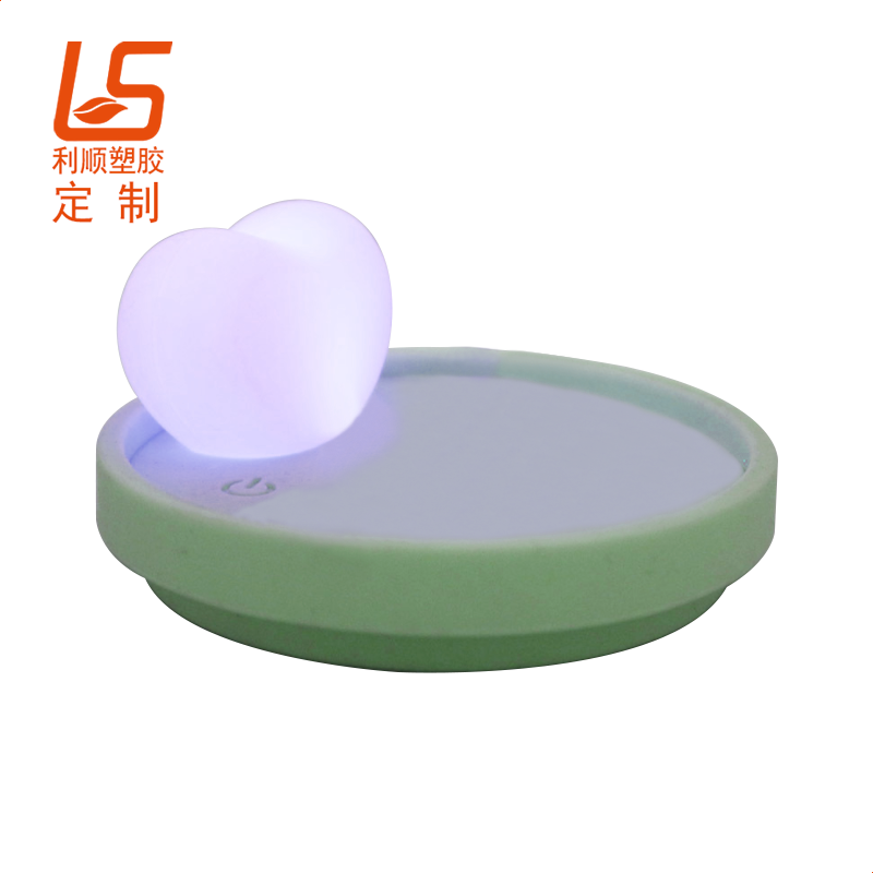 定制LED發光硅膠杯墊 硅膠LED發光杯墊發光杯蓋 (1)