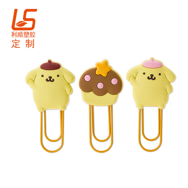 定制硅膠公仔回形針 卡通公仔書簽卡通書簽 (18)