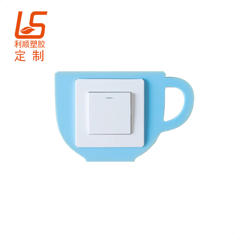 PVC軟膠卡通墻貼 臥室裝飾硅膠開關套開關套 (7)