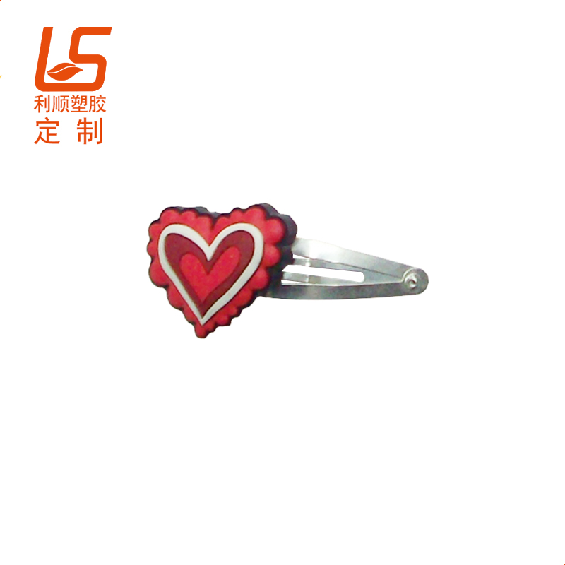 卡通硅膠鴨嘴夾發飾 (5)