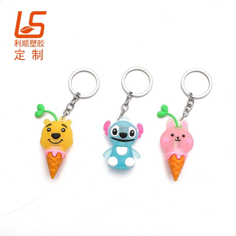 LED發光公仔鑰匙扣 (3)