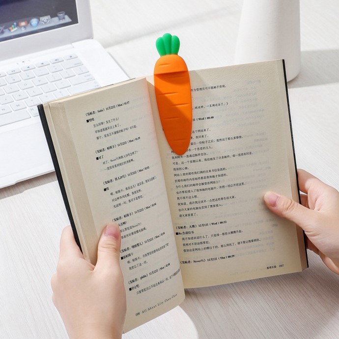 創意硅膠書簽禮品定制硅膠書簽