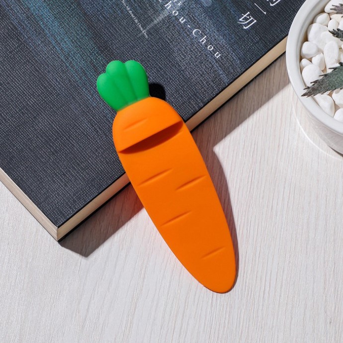 創意硅膠書簽禮品定制硅膠書夾